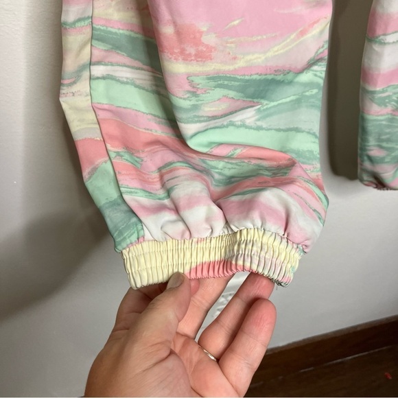 Adidas marbled track joggers pink green size small - Picture 7 of 10